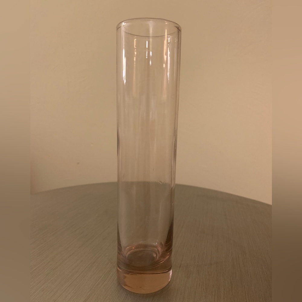 Pink Glass Bud Vase